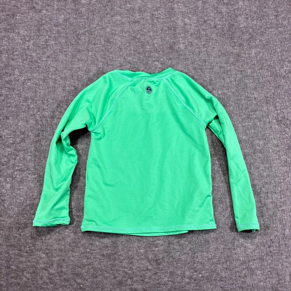 Life is Good Sun Shirt Swim Kids 4 Green Shark Long Sleeve Beach Travel
